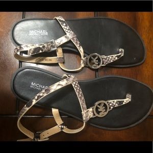 Michael Kors Snakeskin Sandals